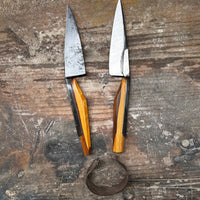 Handmade knife from sheep shearing blade