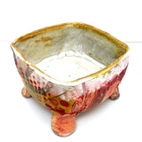 Footed serving bowl