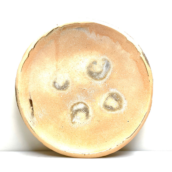 Soda fired plate