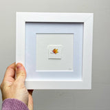 FRAMED Painting of a leaf