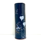 Poppy vase in black