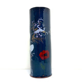 Poppy vase in black