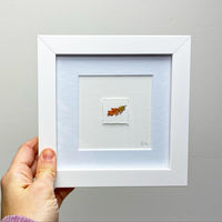 FRAMED Painting of a leaf