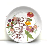 Zinnia salad plate