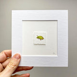 FRAMED Painting of a leaf