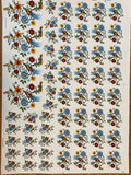 Bird and Flower decal sheet