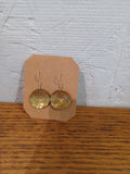 Handmade brass earrings