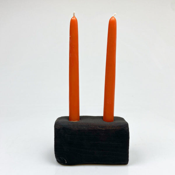 Candle and holder